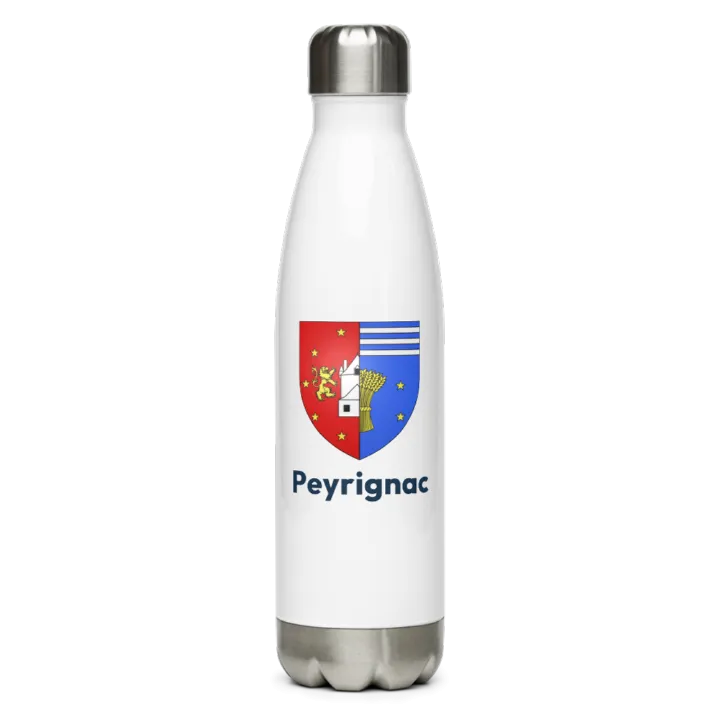 Gourde inox blason de Peyrignac