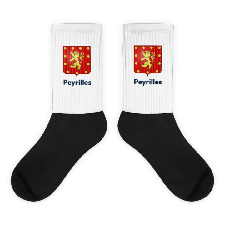 Chaussettes — blason de Peyrilles