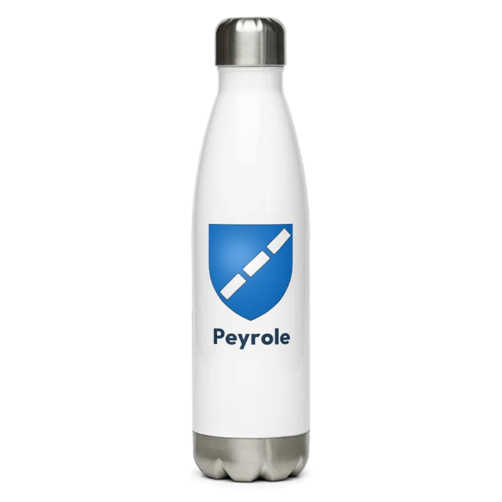 Gourde inox blason de Peyrole