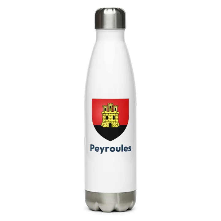 Gourde inox blason de Peyroules
