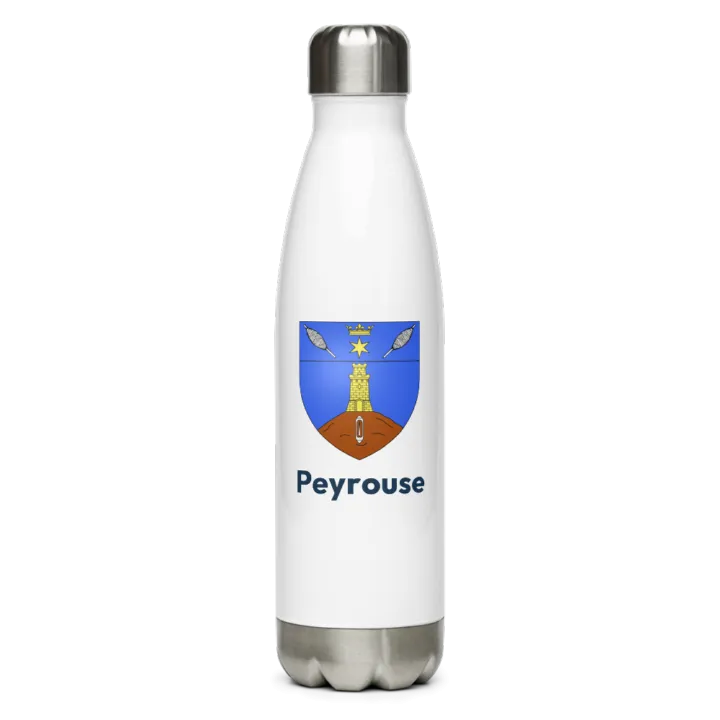 Gourde inox blason de Peyrouse