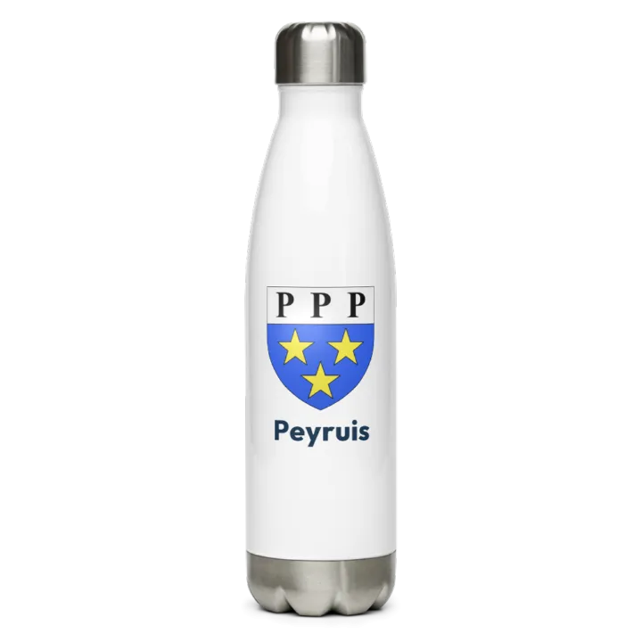 Gourde inox — blason de Peyruis