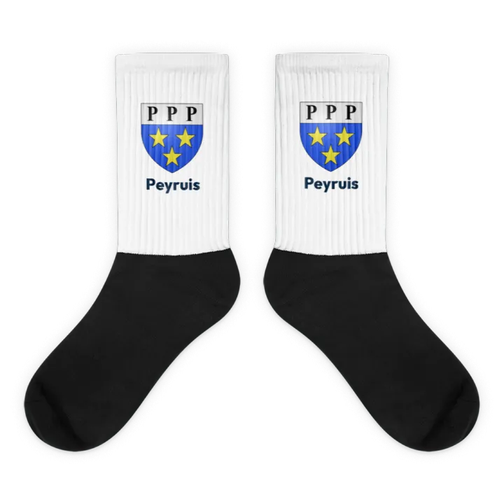 Chaussettes — blason de Peyruis