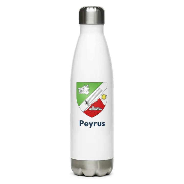 Gourde inox blason de Peyrus