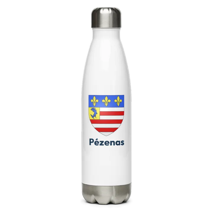 Gourde inox blason de Pézenas