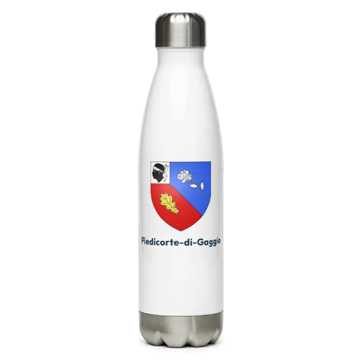 Gourde inox blason de Piedicorte-di-Gaggio