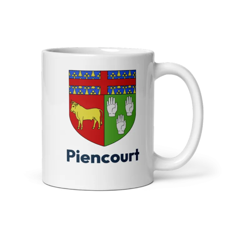 Mug blason de Piencourt