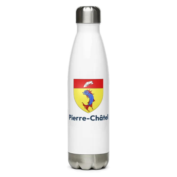 Gourde inox blason de Pierre-Châtel