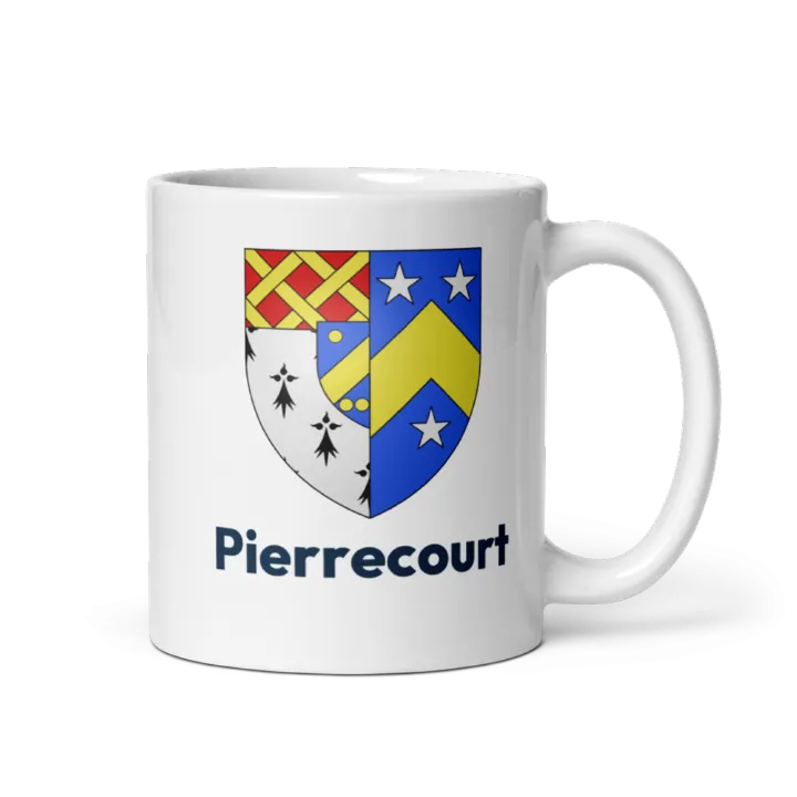 Mug blason de Pierrecourt