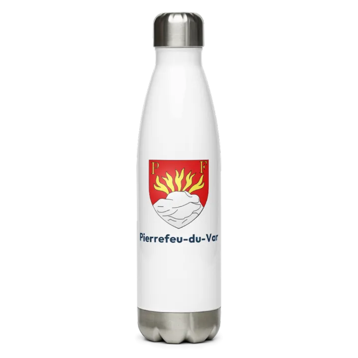 Gourde inox blason de Pierrefeu-du-Var