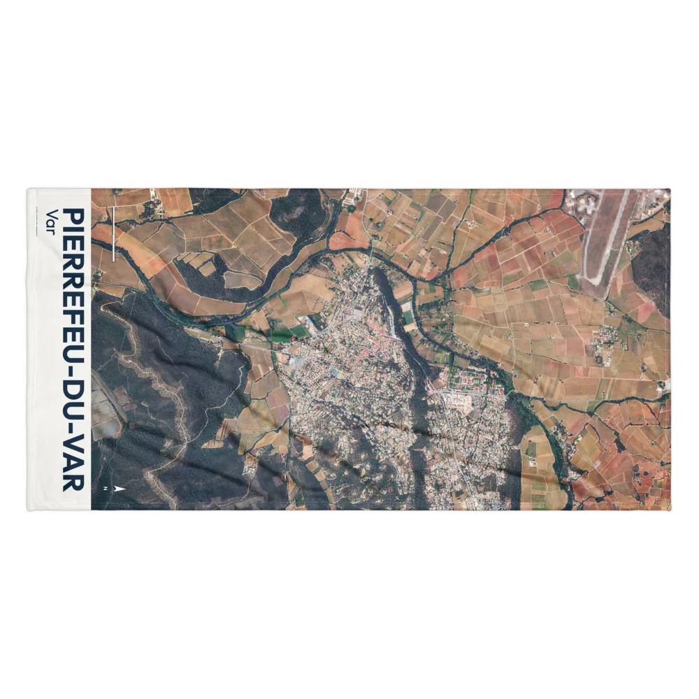 Serviette cartographique — carte de Pierrefeu-du-Var