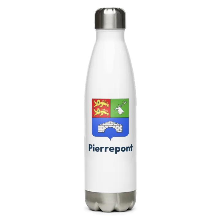Gourde inox blason de Pierrepont