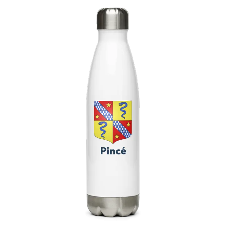Gourde inox blason de Pincé