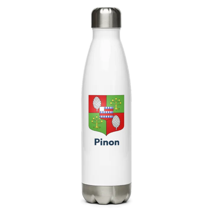 Gourde inox blason de Pinon