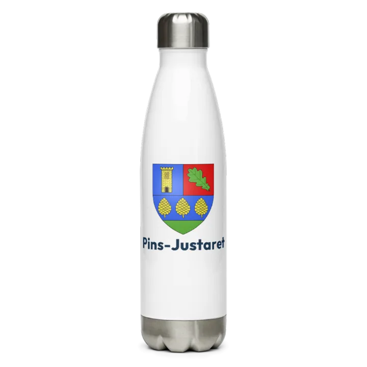Gourde inox blason de Pins-Justaret