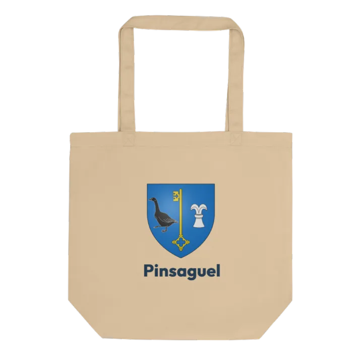 Tote bag coton bio — blason de Pinsaguel