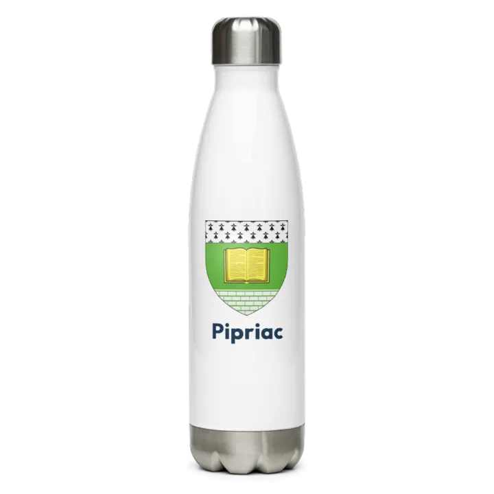Gourde inox blason de Pipriac