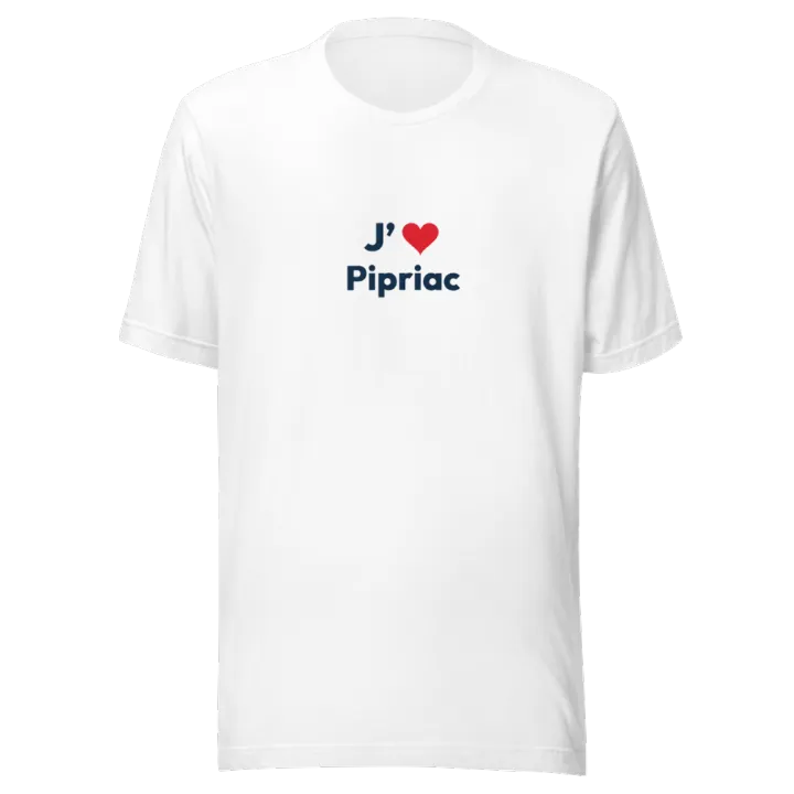 T-shirt « J’❤ Pipriac »