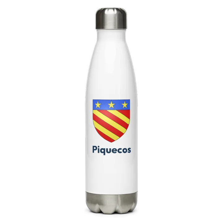Gourde inox blason de Piquecos