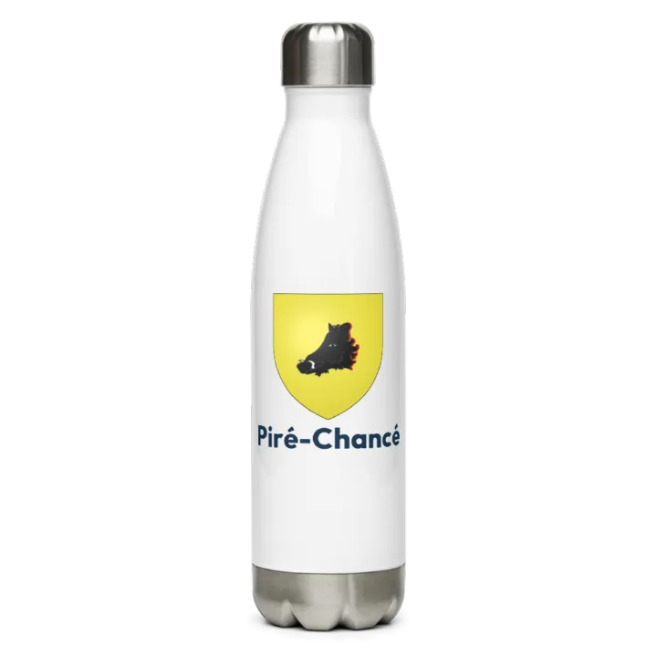 Gourde inox blason de Piré-Chancé