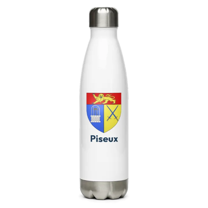 Gourde inox blason de Piseux