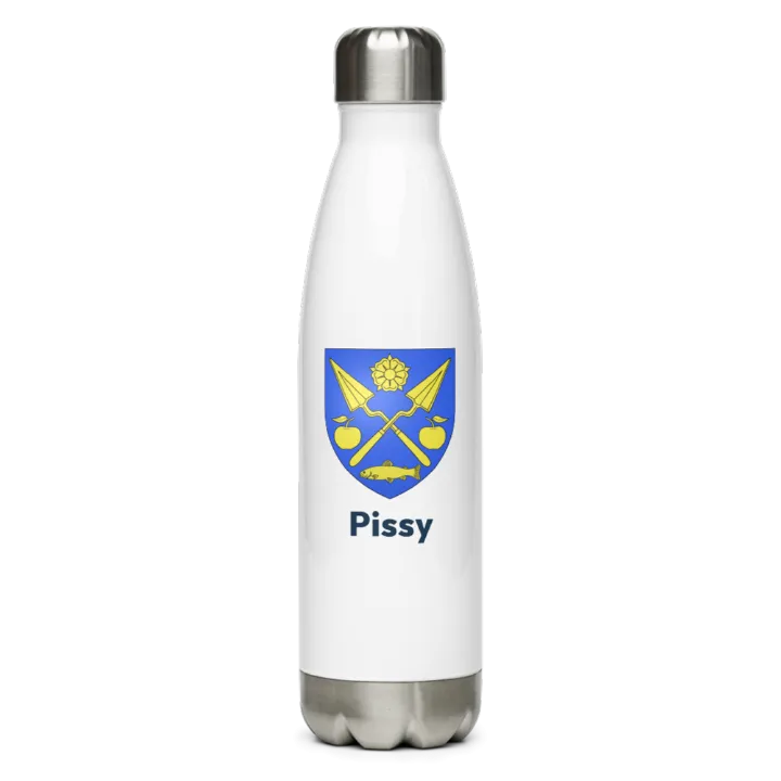 Gourde inox blason de Pissy
