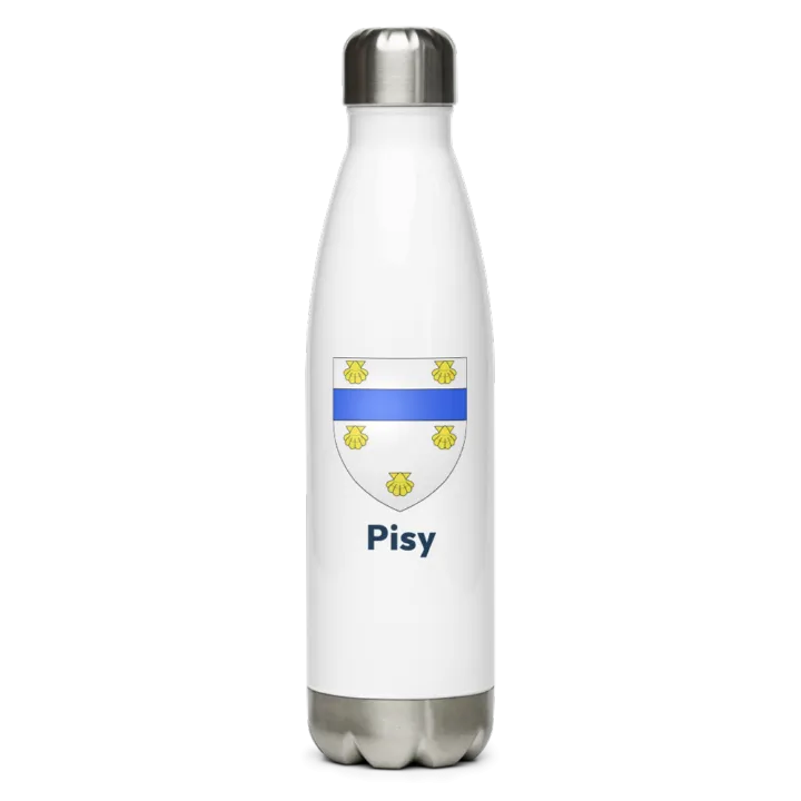 Gourde inox blason de Pisy