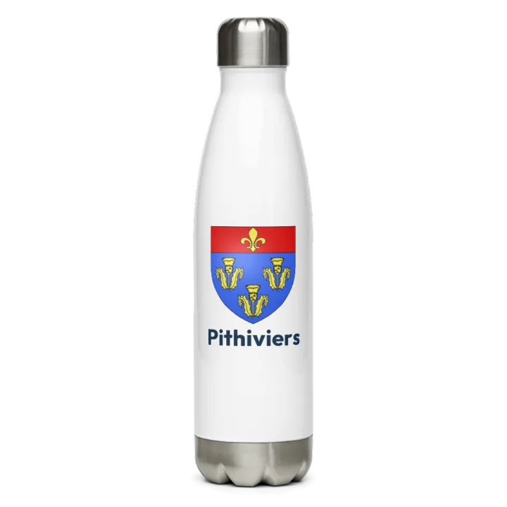 Gourde inox blason de Pithiviers
