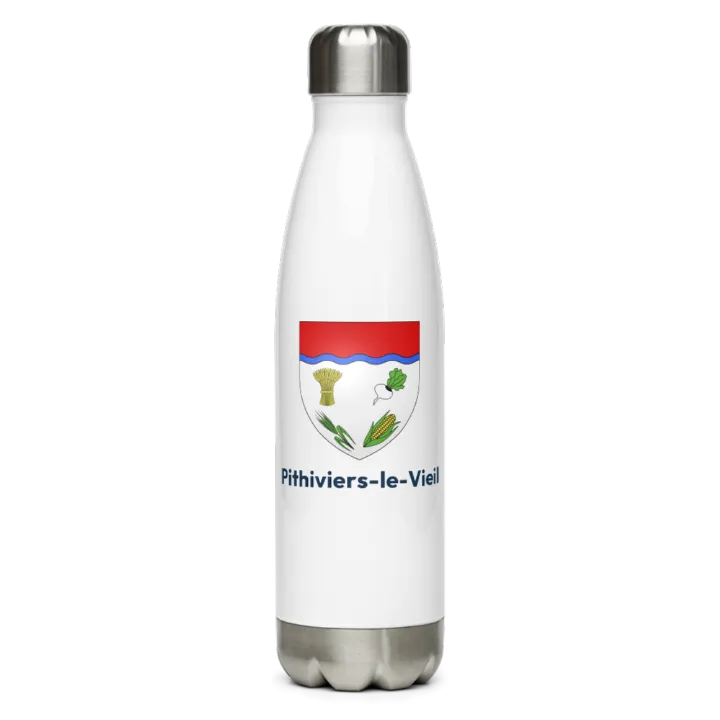 Gourde inox blason de Pithiviers-le-Vieil