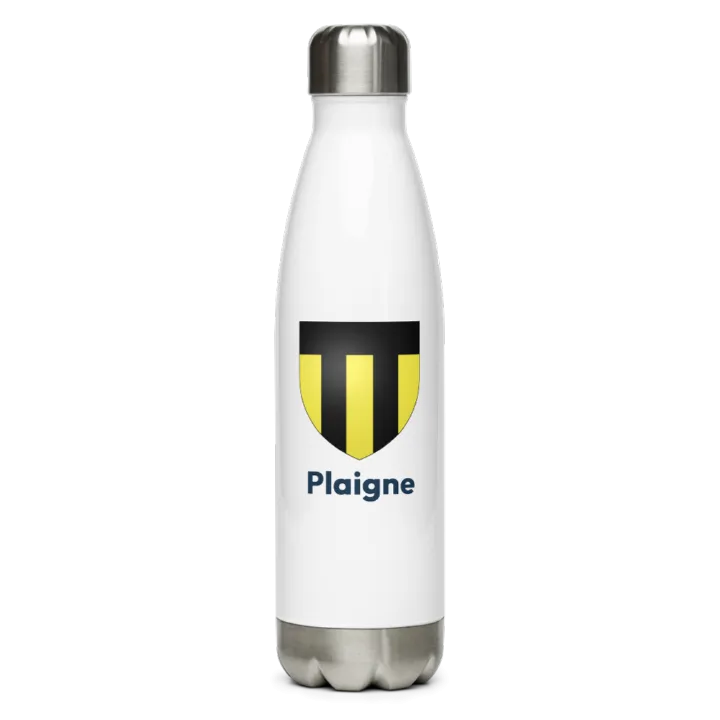Gourde inox blason de Plaigne