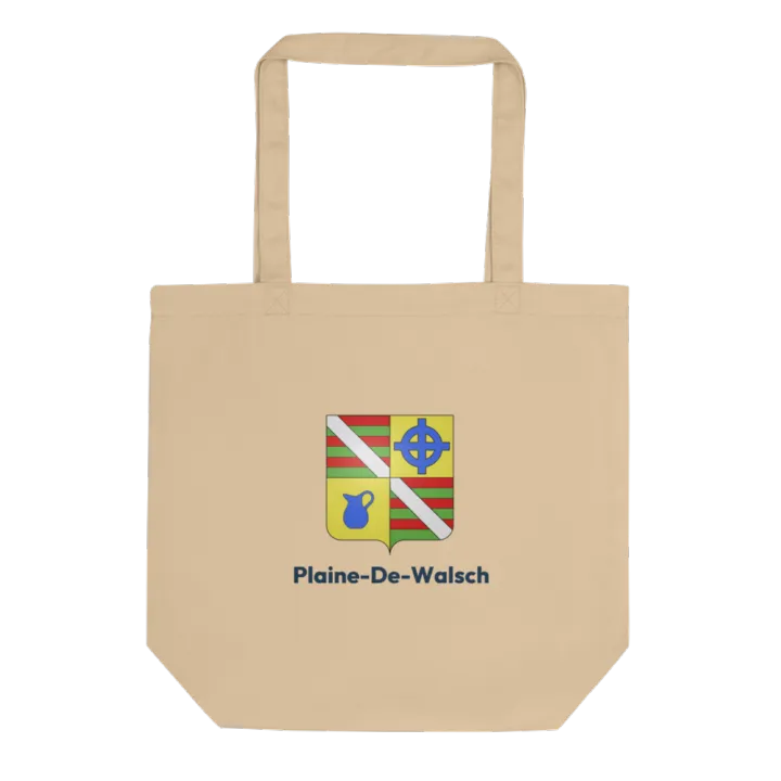 Tote bag coton bio — blason de Plaine-de-Walsch