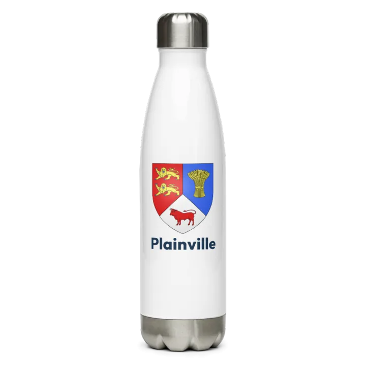 Gourde inox blason de Plainville