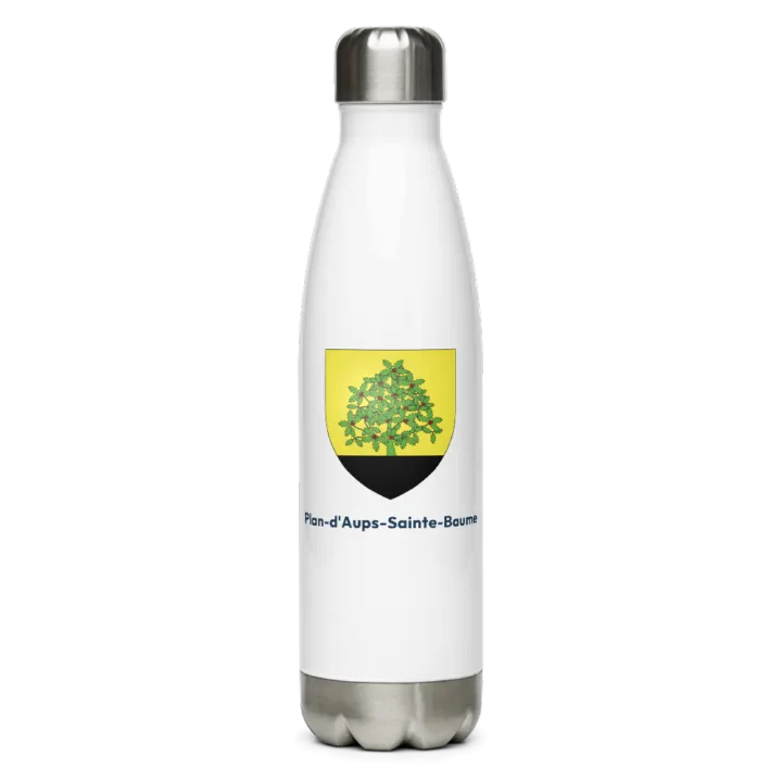 Gourde inox blason de Plan-d'Aups-Sainte-Baume