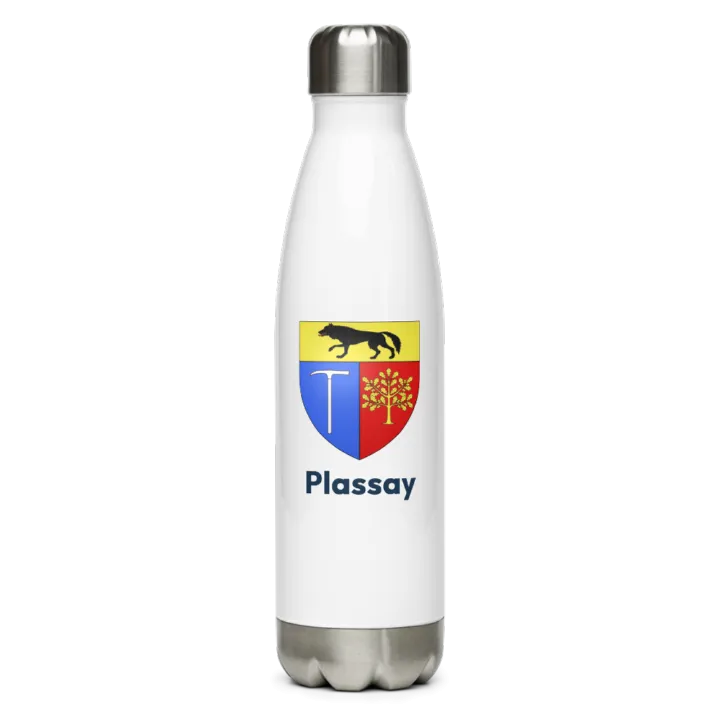 Gourde inox blason de Plassay