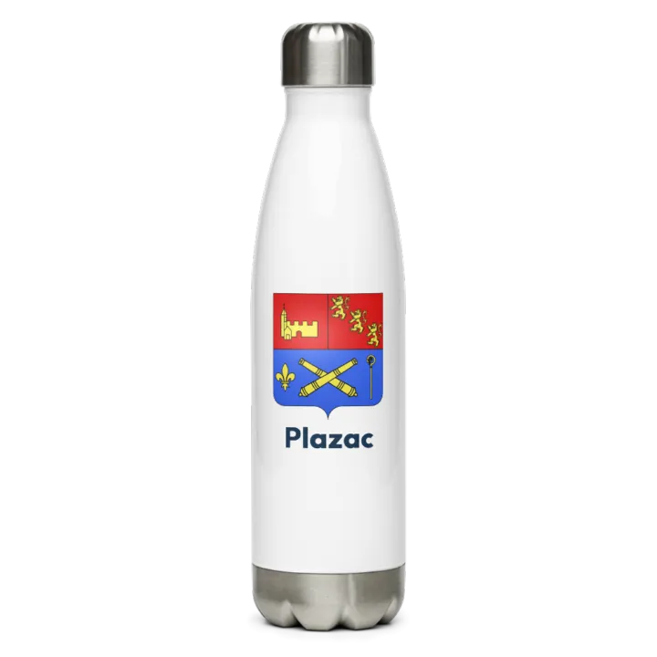 Gourde inox blason de Plazac