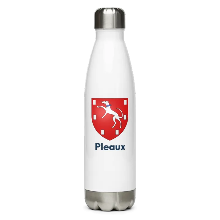 Gourde inox blason de Pleaux