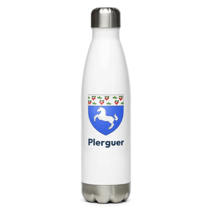 Gourde inox blason de Plerguer