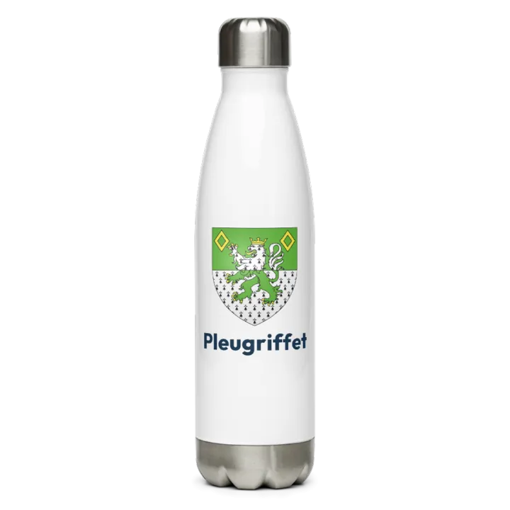 Gourde inox blason de Pleugriffet