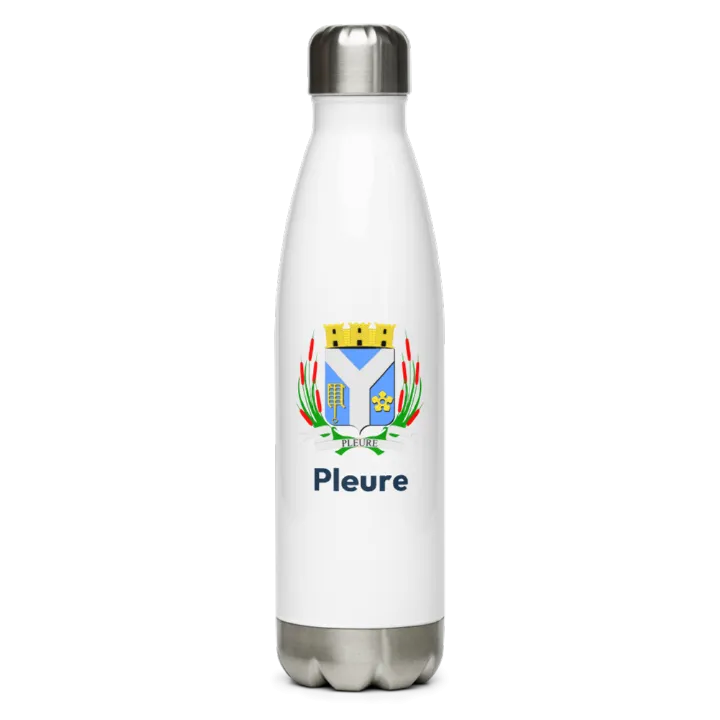 Gourde inox blason de Pleure
