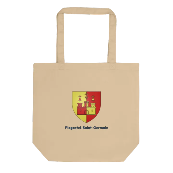 Tote bag coton bio — blason de Plogastel-Saint-Germain