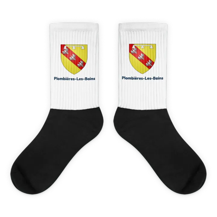 Chaussettes — blason de Plombières-les-Bains