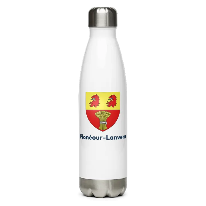 Gourde inox blason de Plonéour-Lanvern