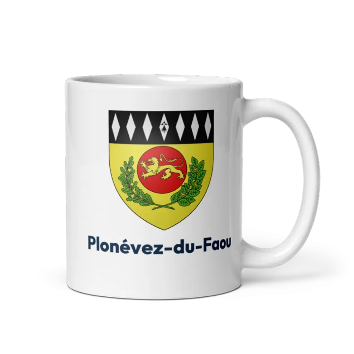 Mug blason de Plonévez-du-Faou