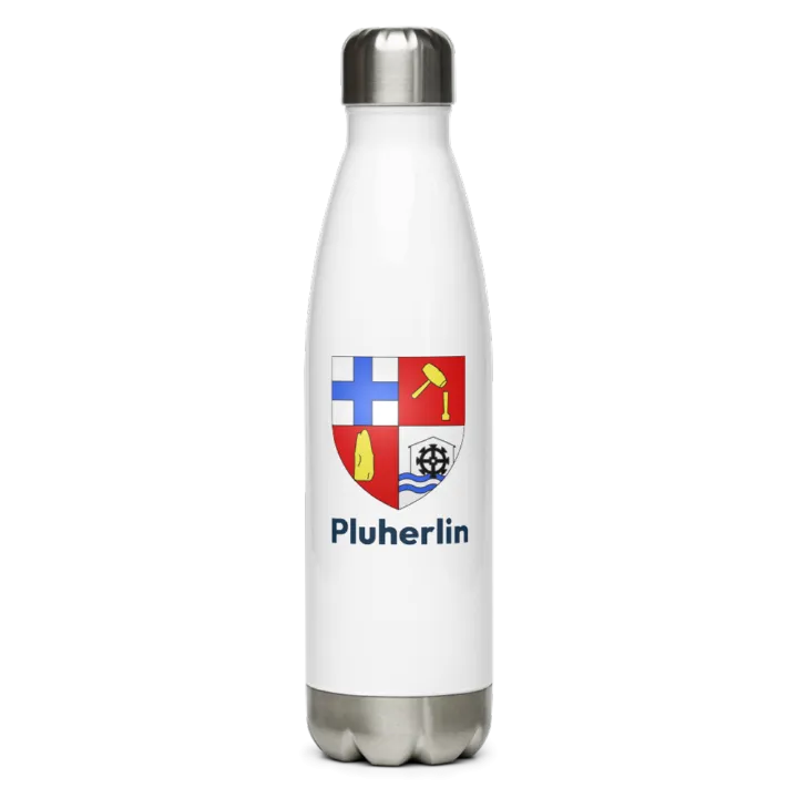 Gourde inox blason de Pluherlin