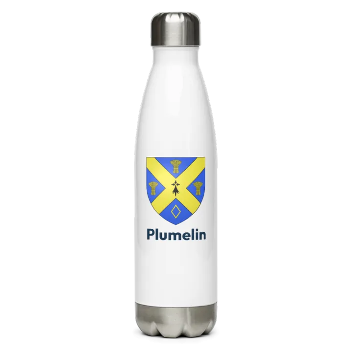 Gourde inox blason de Plumelin