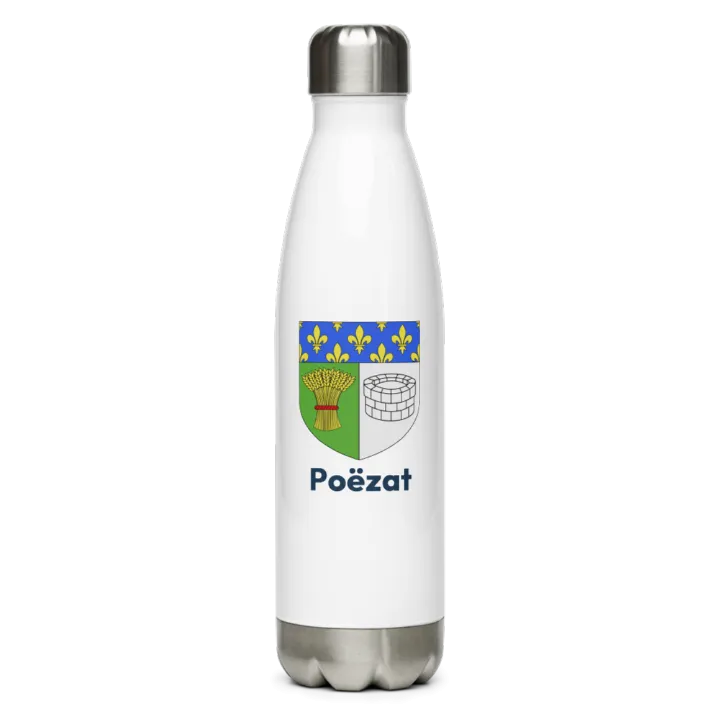 Gourde inox blason de Poëzat