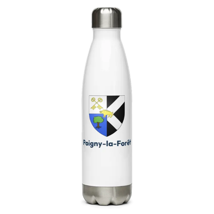 Gourde inox — blason de Poigny-la-Forêt