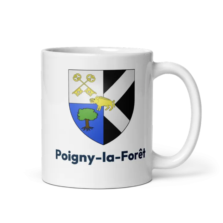 Mug blason de Poigny-la-Forêt