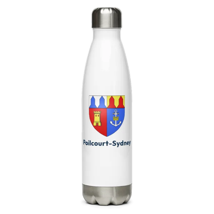 Gourde inox blason de Poilcourt-Sydney