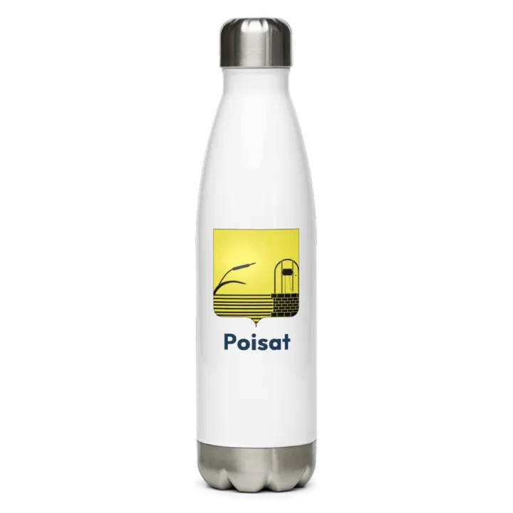 Gourde inox blason de Poisat